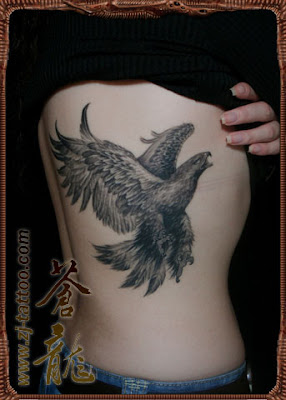 Japanese Eagle Tatoo For Woman()