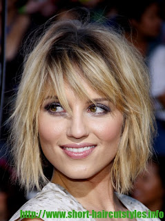 Dianna Agron new bob haircut