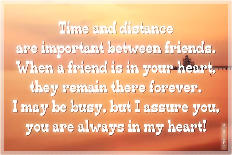 Friendship Quotes Distance. QuotesGram