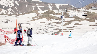 Iran has ski resort and its easy to get up there