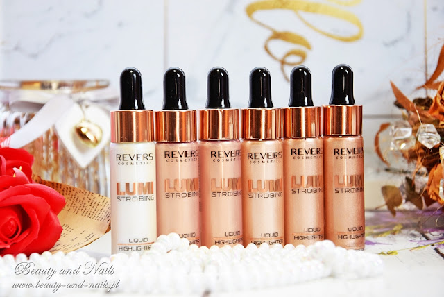 Revers Cosmetics - LUMI STROBING rozświetlacze w płynie. NOWOŚĆ.