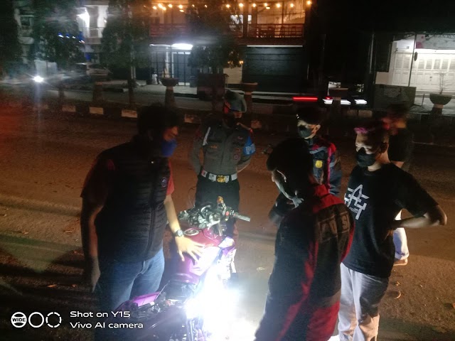 Tim Patroli Polres Sukabumi Kembali Tertibkan Dan Menyita Knalpot Bising 