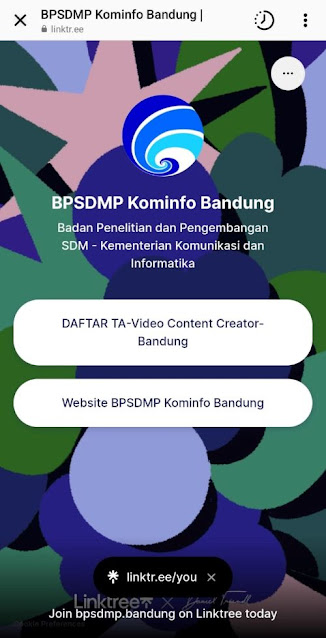 link pendaftaran pelatihan kominfo