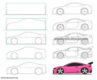 Simple Car Drawing Pictures