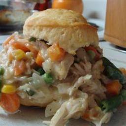 Chicken and Biscuit Pie Recipe