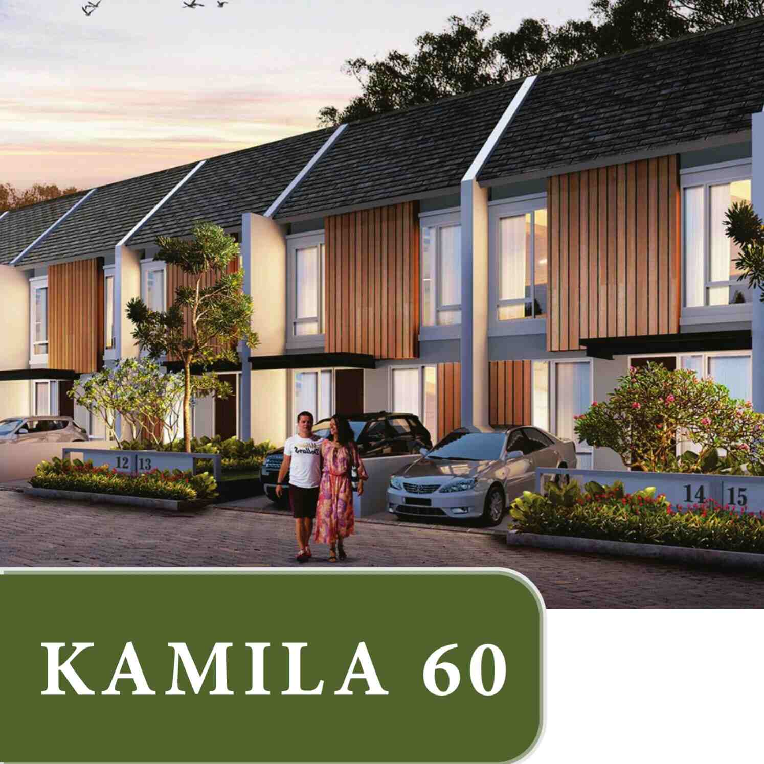 rumah tipe 60 cluster kamila gardens candi sawangan depok