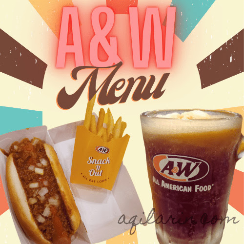 a&w menu