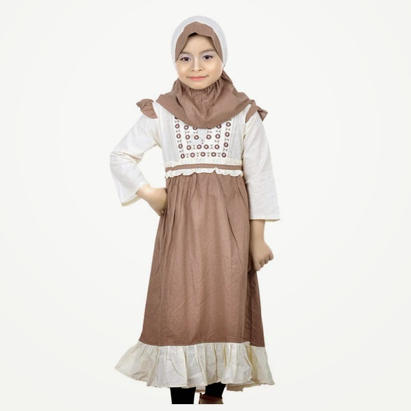  Model  Busana  Muslim Terbaru Untuk Anak  Perempuan 