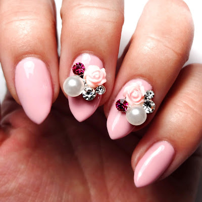 Pink Pearl Nails