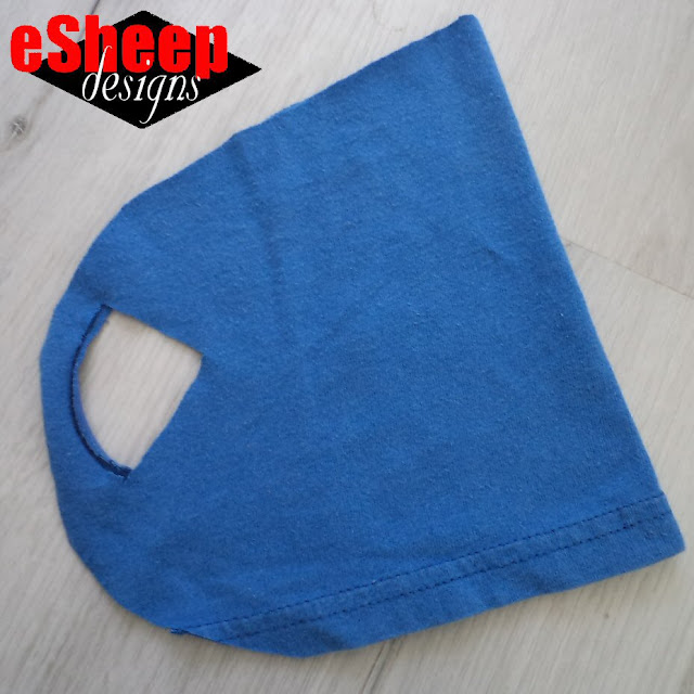 DIY no sew mask by eSheep Designs