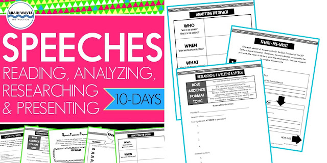 In this unit, students learn about the nonfiction genre of speeches, analyze four historic speeches, develop skills in writing short answer responses, conduct mini-research projects, write a persuasive speech based on their research, and present their speeches to the class. 