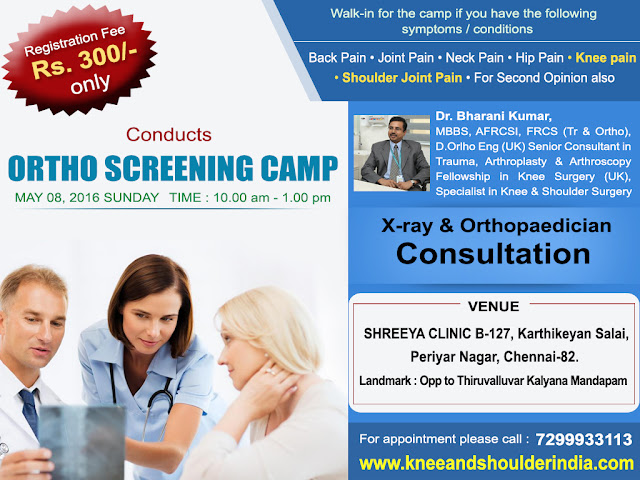 Ortho Screening Camp in Chennai