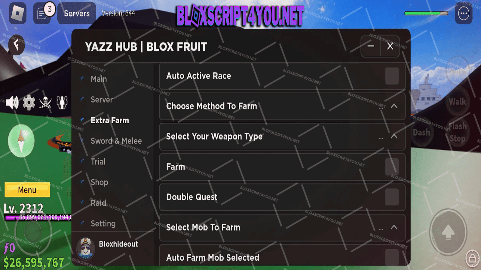 PadoHub Blox Fruits Script