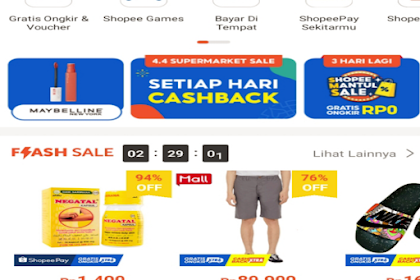 Aplikasi Shopee Error Masalah Login Saldo dan Chekout 