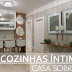 Cozinhas íntimas ou de apoio em casas de sobrados - confira dicas e modelos com essa tendência!