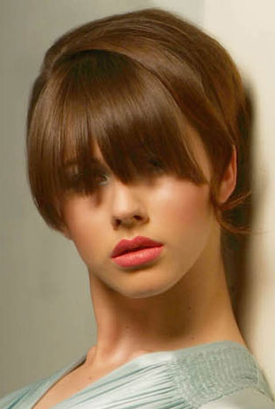 long fringe hairstyle. long side angs hairstyles.