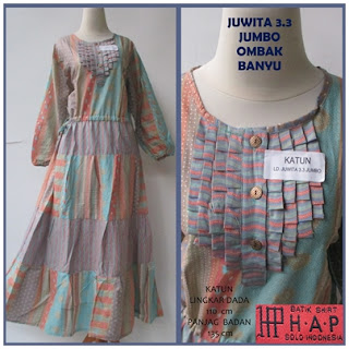 daster gamis sanghai jumbo juwita batik hap ombak banyu kasa lima solo