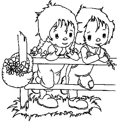 Kids Coloring Sheets on Kids Coloring Pages  Country Kids