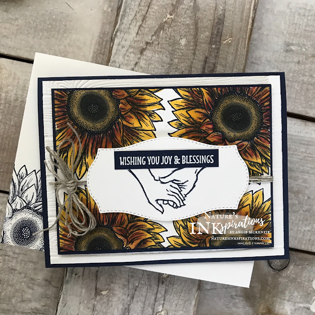 By Angie McKenzie for Kre8tors Blog Hop; Click READ or VISIT to go to my blog for details! Featuring the Celebrate Sunflowers and Embrace Each Moment stamp sets along with the Tasteful Labels dies by Stampin' Up!; #celebratesunflowersstampset #embraceeachmomentstampset #tastefullabelsdies  #naturesinkspirations #coloringwithblends #alcoholmarkers #makingotherssmileonecreationatatime #cardtechniques #stampinup #handmadecards #anniversarycards #kre8torsbloghop