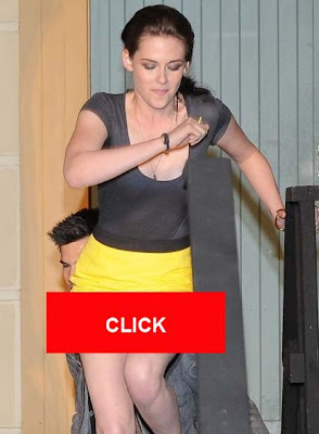 kristen stewart minifalda amarilla