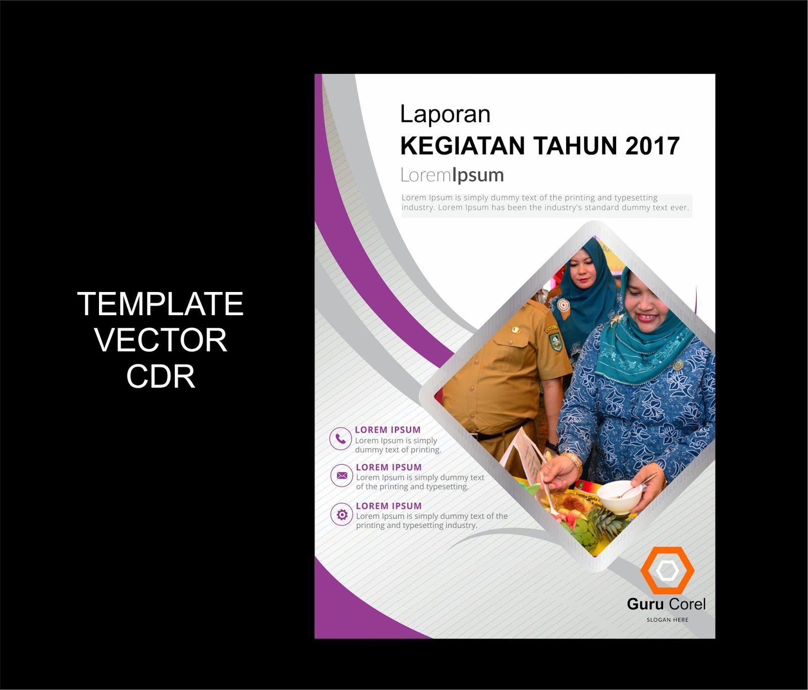 MI HAYATUL ISLAM: Free Download Cover Laporan Kegiatan 2017