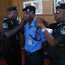Photos: Police officer who produces Bullet Proof jackets locally decorated with new rank 