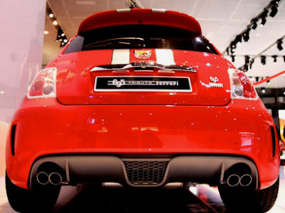 Ferrari on 5ooblog   Fiat 5oo  New Abarth 695 Tributo Ferrari   Paris Show