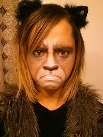 Grumpy Cate Halloween Make-up