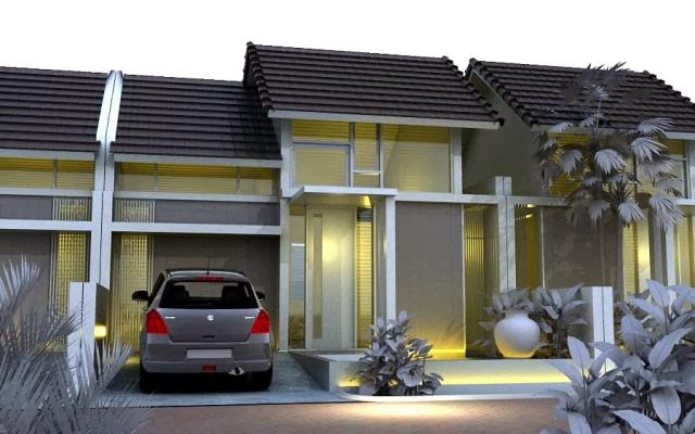 Gambar Rumah  Minimalis  Bagian  Depan 