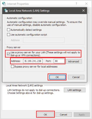 Network Settings Proxy