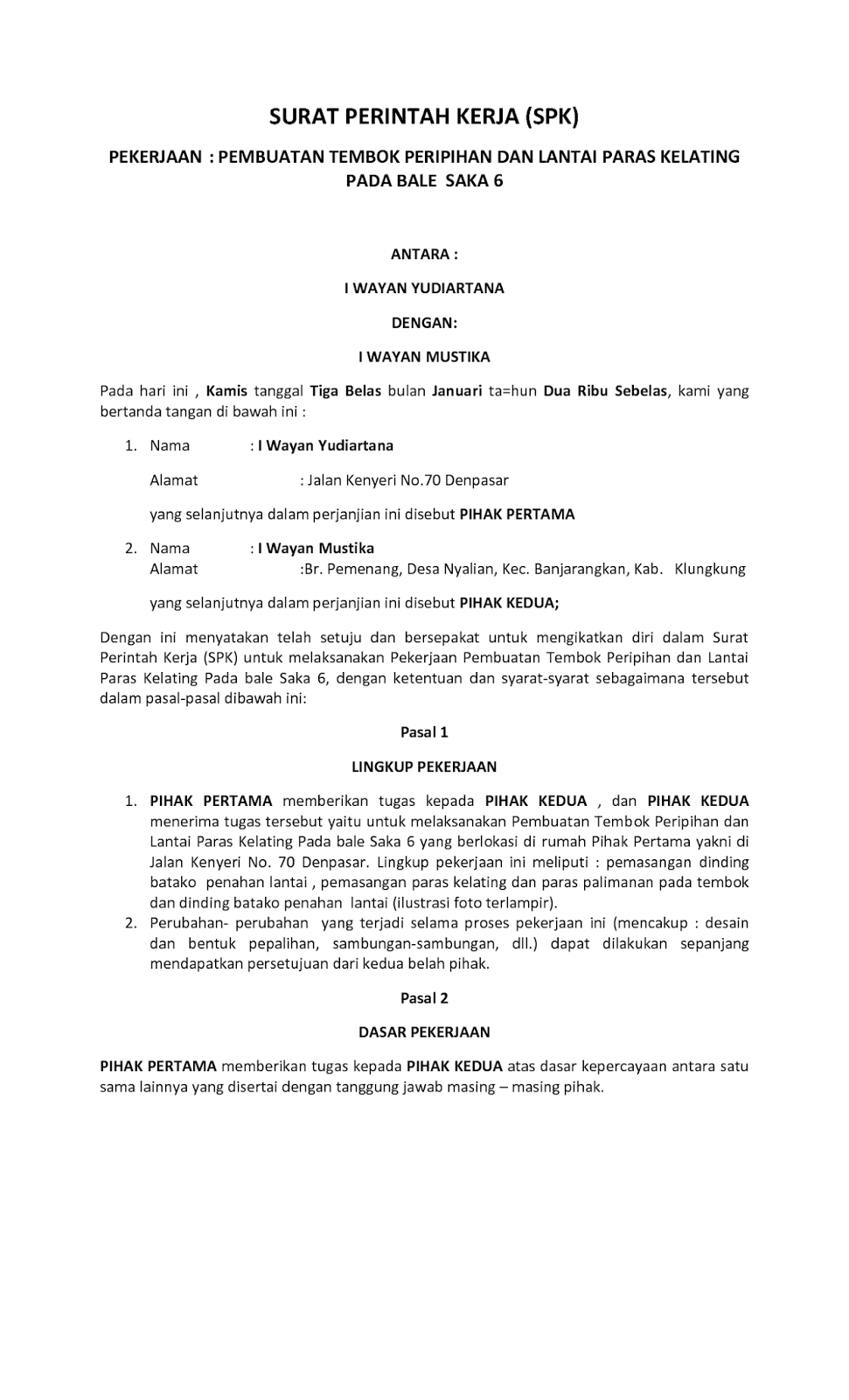 Pengertian dan Contoh Surat Perintah 2018 Mei 2018 