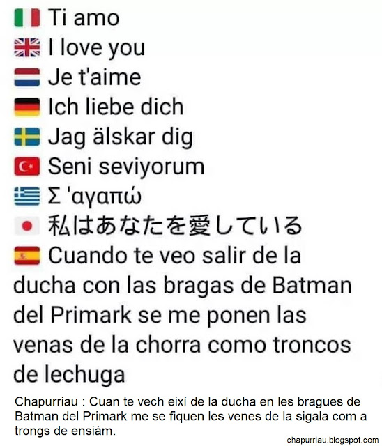 cuan te vech eixí de la ducha en les bragues de Batman del Primark