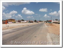 Highway along Goianinha