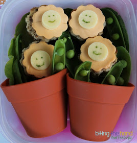 Flower pot sandwiches