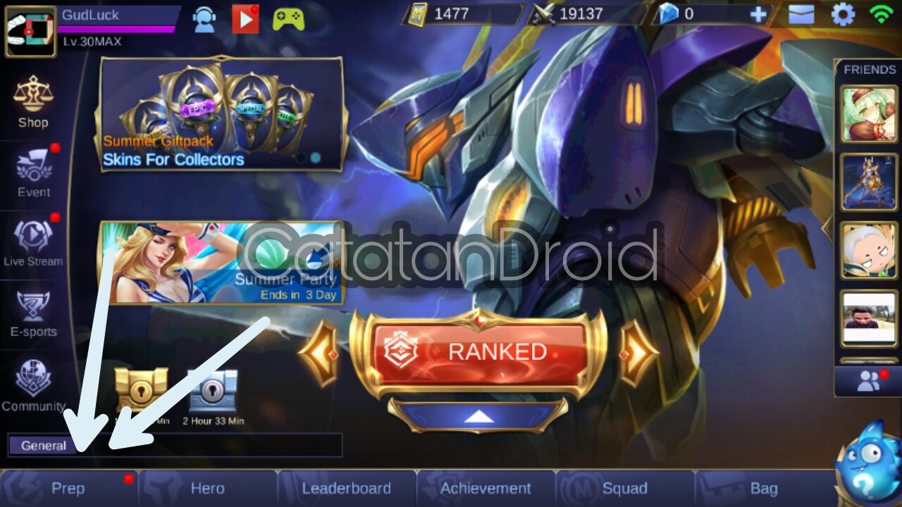 Cara Mengganti Kata Quick Battleground Chat Di Mobile Legends