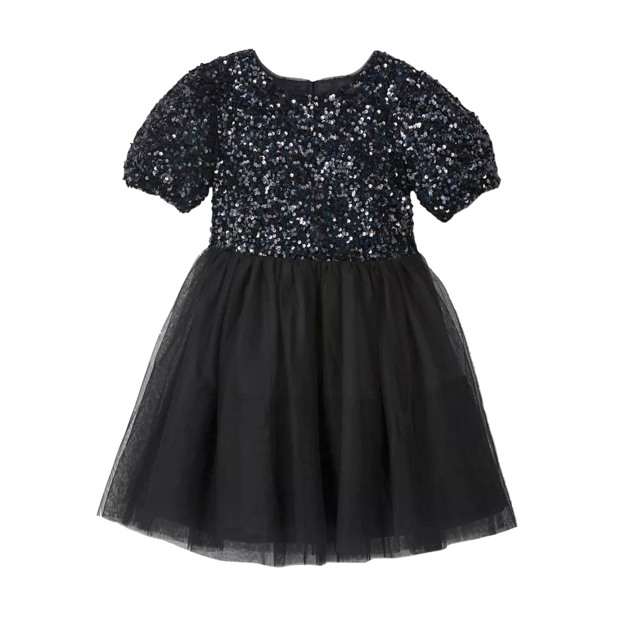 Girls Black Sequin Dress from Target