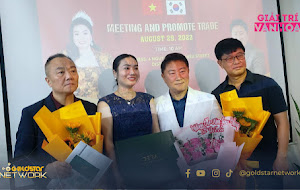 Hoa hậu Thu Thủy gặp gỡ và xúc tiến thương mại với Liên đoàn Thế giới Aphca & BCW