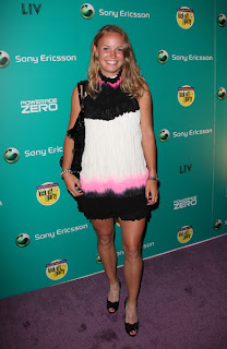 Picture of Caroline Wozniacki from 2009 Miami players party
