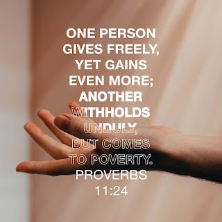 Proverbs 11:24
