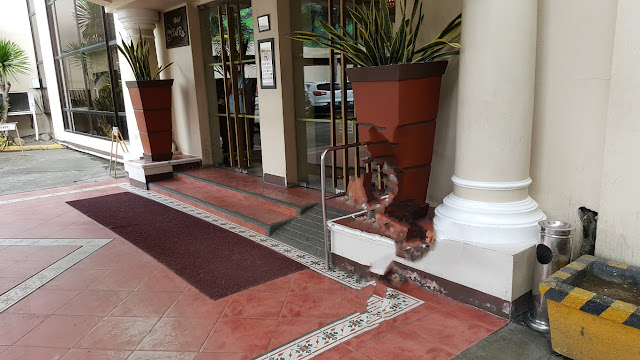 entrance of Hotel Del Rio in Iloilo City