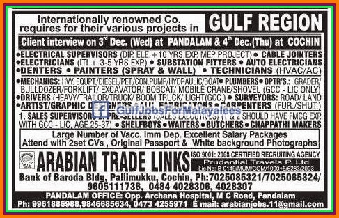 International Company Gulf Region Job vacancies