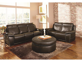 quality brown leather sofa