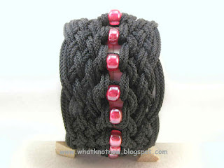 knotted paracord bracelet for men