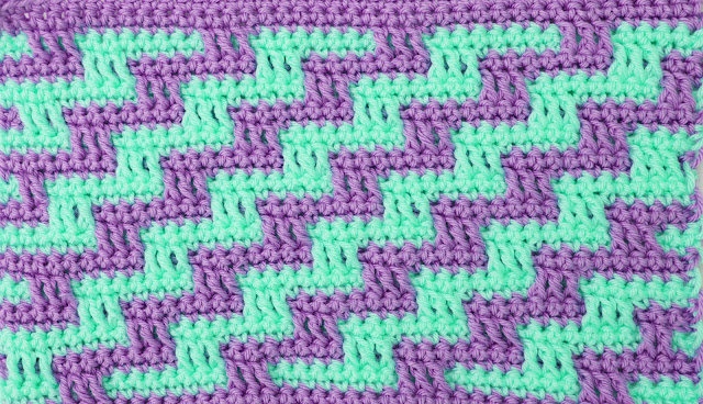 5 Crochet Imagen Maravillosa puntada geométrica a crochet ganchillo por Majovel Crochet facil sencillo bareta paso a paso DIY