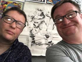Russell Payne and Stewart at the London Film and Comic Convention 2018