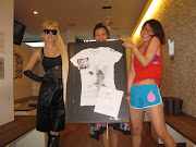 The first photo shows to Gaga, with fans and the second in her hotel room. (gaga )