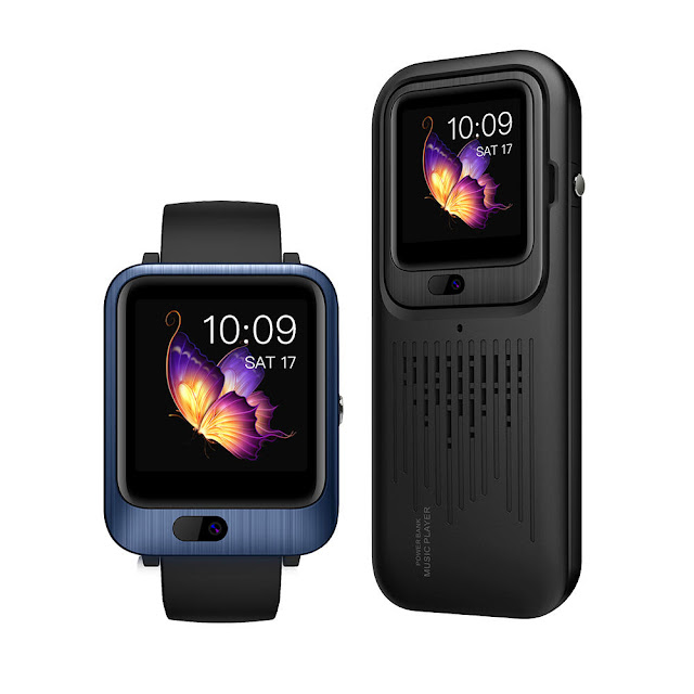 LEMFO LEM11 Android 7.1 3G+32G Watch Phone with 1200mah Power Bank Wireless bluetooth Speaker Band Replaceable Watch