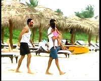 Dhoni, Sakshi Goa Beach Photos