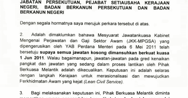 Contoh Surat Rasmi Permohonan Kenaikan Gaji - Contoh Funny