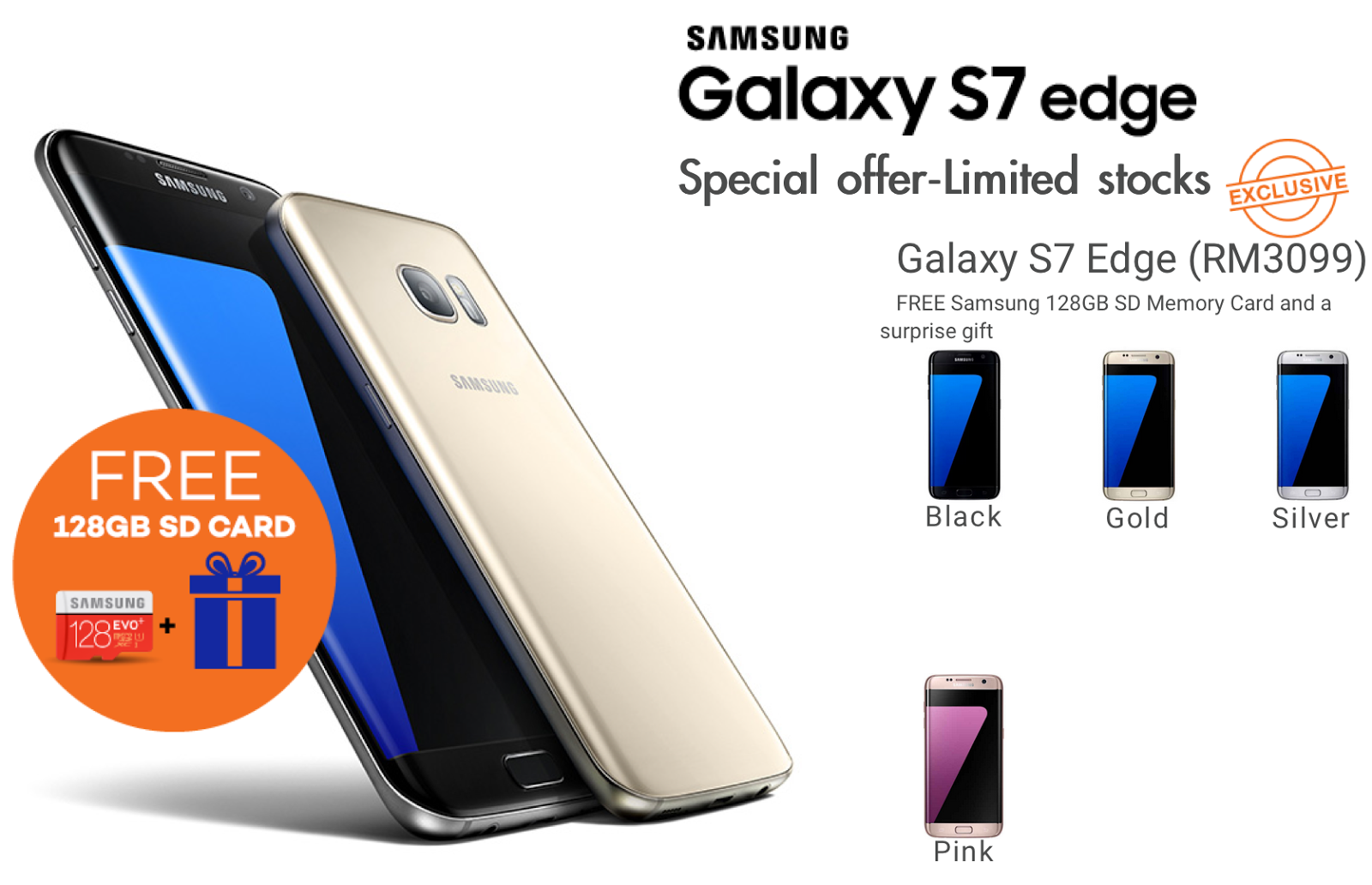 Lazada Malaysia Buy Samsung Galaxy S7 Edge Get Free 128GB 